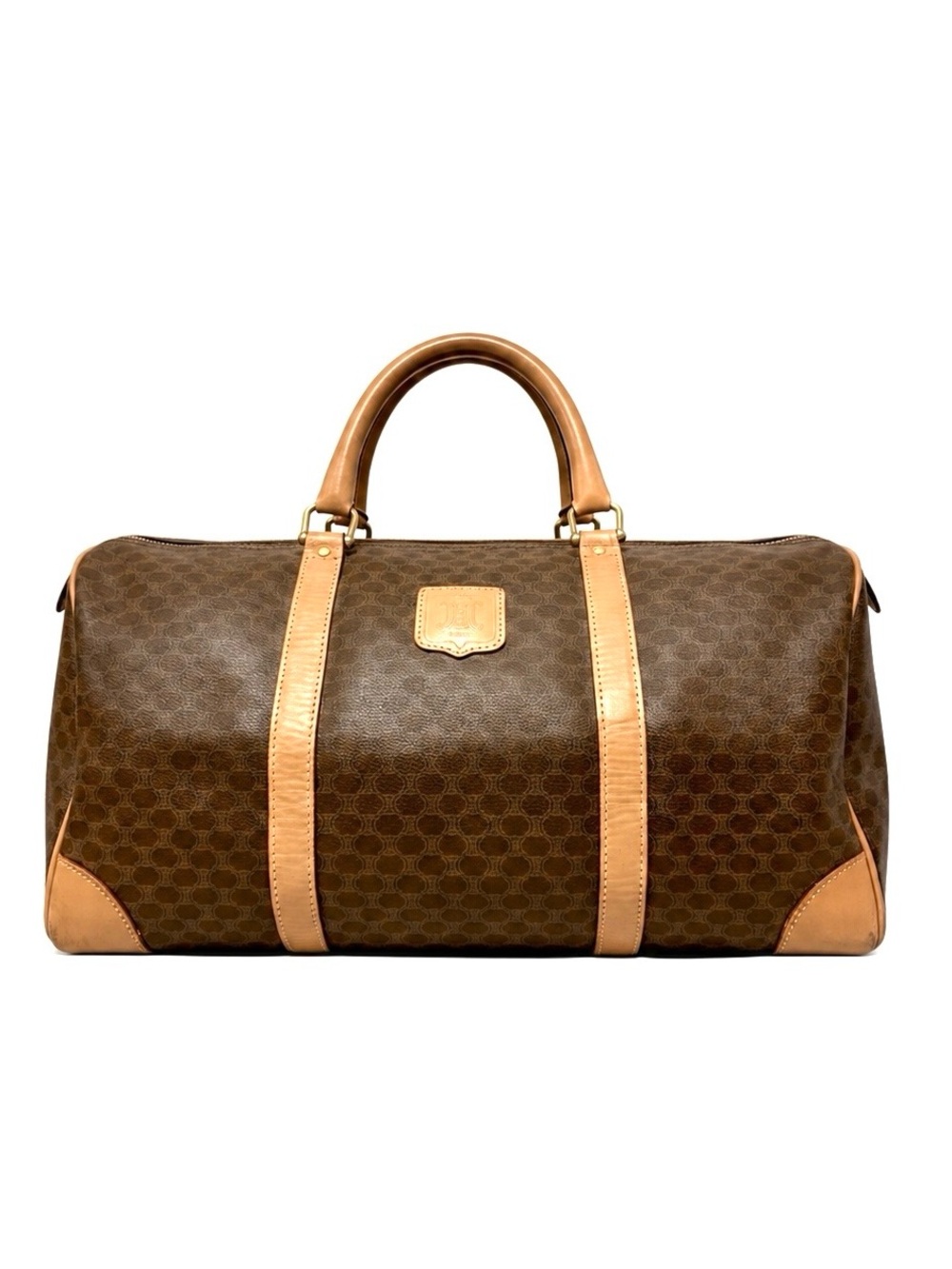 CELINE Paris Triomphe Design Boston Travel Duffle Bag Vintage EUC